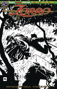 ZORRO SWORDS OF HELL #2 VISIONS OF ZORRO TOTH LTD ED CVR
