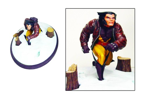 MARVEL PREM COLL WOLVERINE IN SNOW STATUE