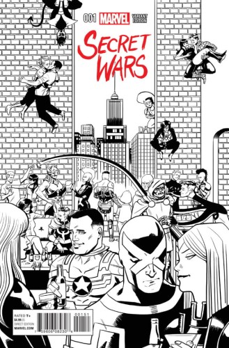 SECRET WARS #1 (OF 9) ZDARSKY SKETCH PARTY VAR