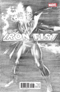 IRON FIST #1 ROSS B&W VAR