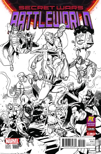 SECRET WARS BATTLEWORLD #1 (OF 4) MEDINA C2E2 PX INKED VAR