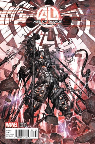 AGE OF ULTRON #7 (OF 10) ROCK HE KIM ULTRON VAR