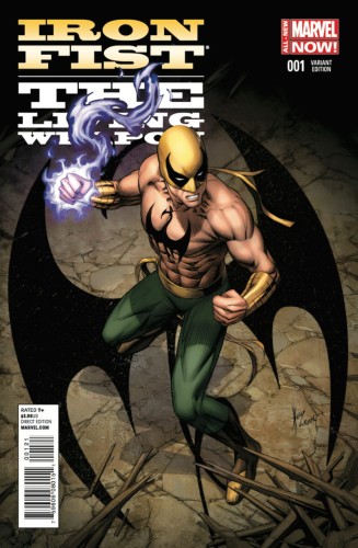 IRON FIST LIVING WEAPON #1 KEOWN VAR ANMN
