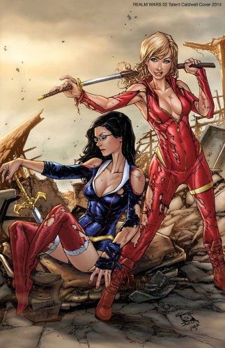 GFT REALM WAR #2 (OF 12) D COVER CALDWELL (AOFD)