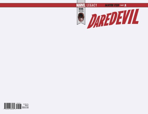DAREDEVIL #595 BLANK VAR LEG
