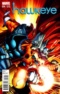 HAWKEYE #14 THOR BATTLE SIMONSON VAR