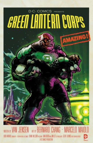 GREEN LANTERN CORPS #40 MOVIE POSTER VAR ED