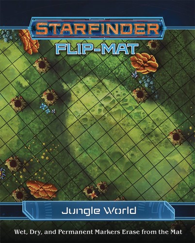STARFINDER RPG FLIP MAT JUNGLE WORLD (9781640781030)