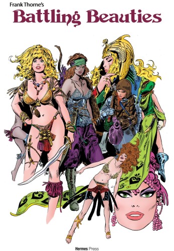 BATTLING BEAUTIES ART OF FRANK THORNE HC (9781613451038)