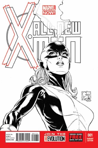 ALL NEW X-MEN #1 QUESADA SKETCH VAR NOW