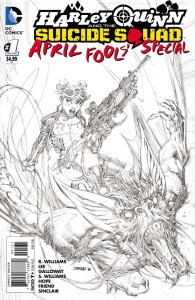 HARLEY QUINN APRIL FOOLS SPECIAL #1 B&W VAR ED