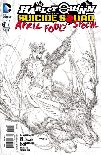 HARLEY QUINN APRIL FOOLS SPECIAL #1 B&W VAR ED