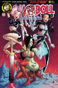 DANGER DOLL SQUAD GALACTIC GLADIATORS #3 CVR C WHITE