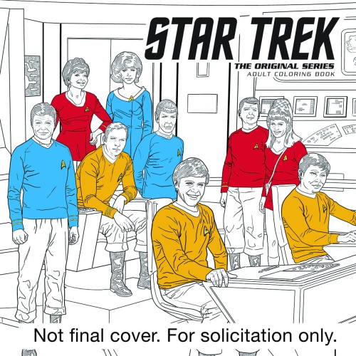 STAR TREK ORIGINAL SERIES ADULT COLORING BOOK TP VOL 01 (9781506702520)