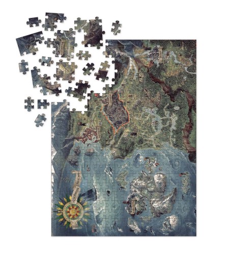 WITCHER 3 WILD HUNT WITCHER WORLD MAP PUZZLE (9781616598921)