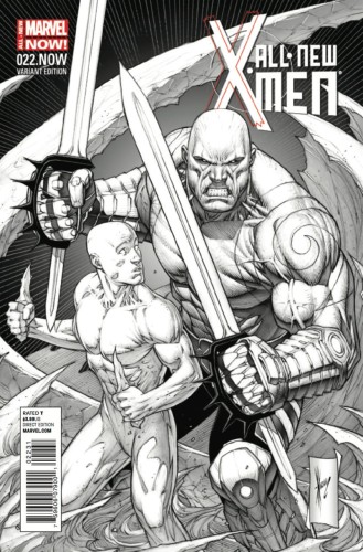 ALL NEW X-MEN #22.NOW KEOWN SKETCH VAR ANMN