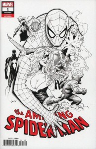 AMAZING SPIDER-MAN #1 PARTY SKETCH VAR