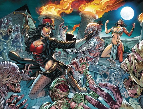 GFT VAN HELSING VS THE MUMMY OF AMUN RA #6 (OF 6) CVR B LIMA CONNECTING