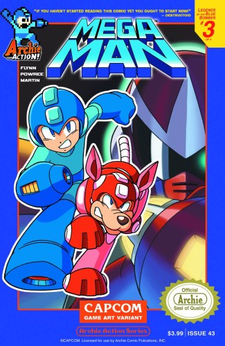 MEGA MAN #43 CAPCOM VAR CVR