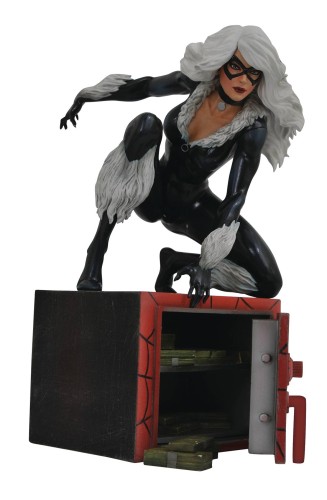 MARVEL GALLERY BLACK CAT COMIC PVC FIGURE