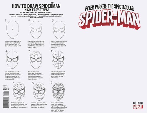 PETER PARKER SPECTACULAR SPIDER-MAN #1 BLANK VAR