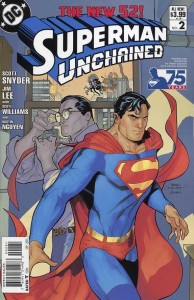 SUPERMAN UNCHAINED #2 75TH ANNIV VAR ED MODERN AGE