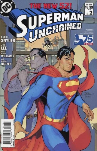 SUPERMAN UNCHAINED #2 75TH ANNIV VAR ED MODERN AGE