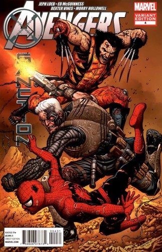 AVENGERS X-SANCTION #4 (OF 4) SKROCE VAR