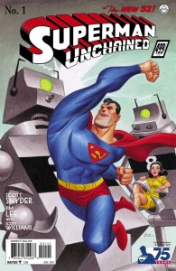 SUPERMAN UNCHAINED #1 75TH ANNIV VAR ED 1930S COVER