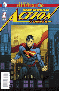 ACTION COMICS FUTURES END #1 3D COVER (N52)