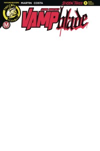 VAMPBLADE SEASON 3 #1 CVR I BLANK SKETCH VAR