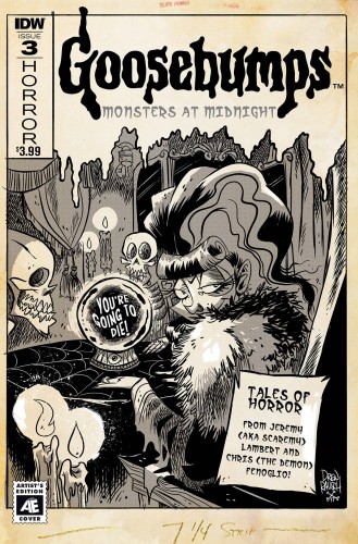 GOOSEBUMPS MONSTERS AT MIDNIGHT #3 (OF 3) CVR B ARTIST ED RAUSCH