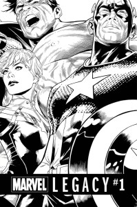 MARVEL LEGACY #1 QUESADA BW VAR