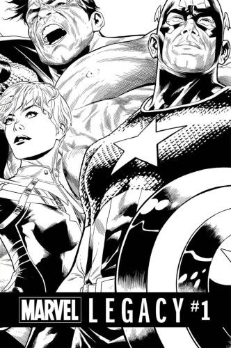 MARVEL LEGACY #1 QUESADA BW VAR