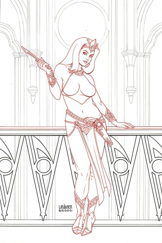 DEJAH THORIS (2019) #9 LINSNER RARE LTD MARTIAN RED CVR