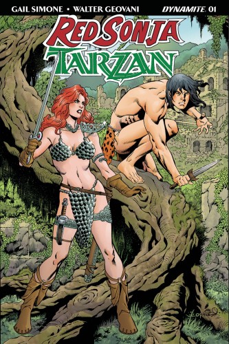 RED SONJA TARZAN #1 CVR C LOPRESTI