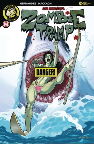 ZOMBIE TRAMP ONGOING #75 CVR F DENNIS BUDD RISQUE