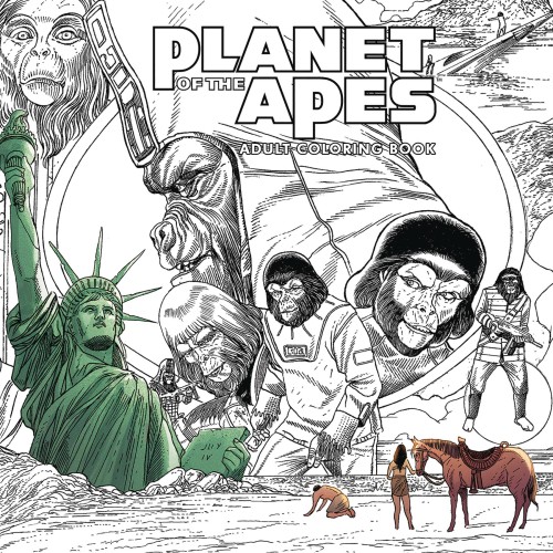 PLANET OF THE APES ADULT COLORING BOOK SC (9781684151868)