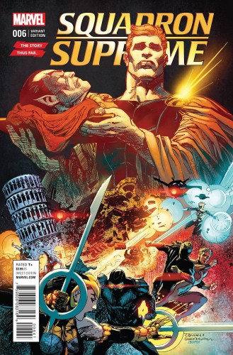 SQUADRON SUPREME #6 STORY THUS FAR VAR