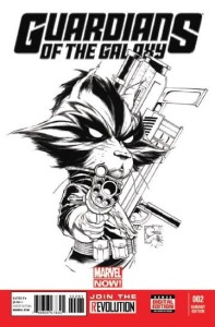 GUARDIANS OF GALAXY #2 QUESADA SKETCH VAR