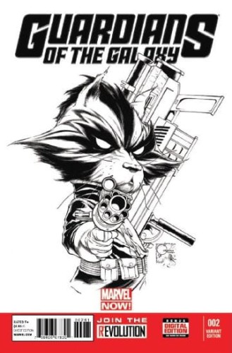 GUARDIANS OF GALAXY #2 QUESADA SKETCH VAR