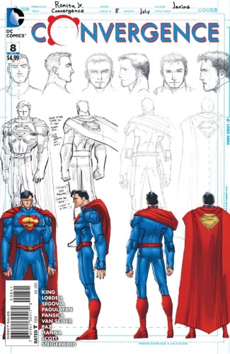 CONVERGENCE #8 (OF 8) SUPERMAN SKETCH VAR ED