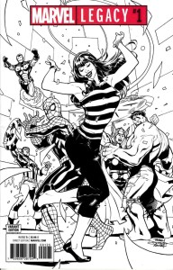 MARVEL LEGACY #1 DODSON BW PARTY VAR