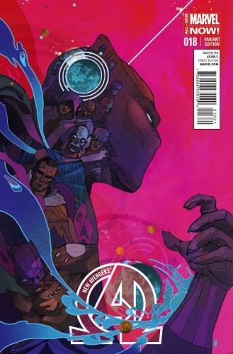 NEW AVENGERS #18 WARD VAR ANMN
