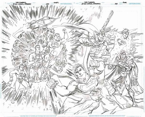 DF ACTION COMICS #1000 EX VAR CVR JURGENS