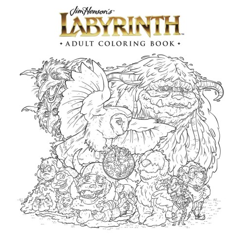 JIM HENSON LABYRINTH ADULT COLORING BOOK TP (9781684151110)