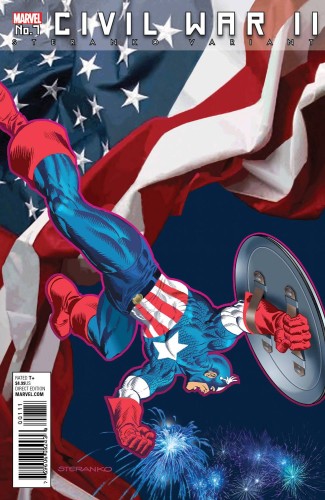 CIVIL WAR II #7 (OF 8) STERANKO CAPTAIN AMERICA VAR