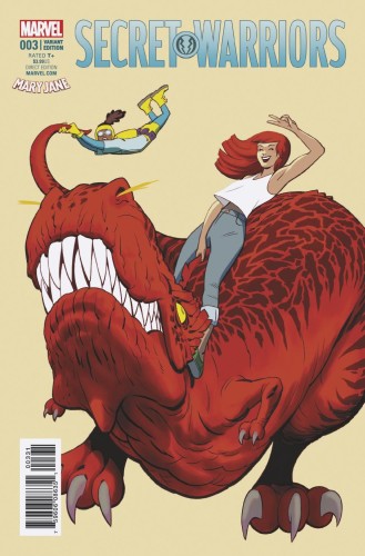 SECRET WARRIORS #3 RODRIQUEZ MARY JANE VAR SE