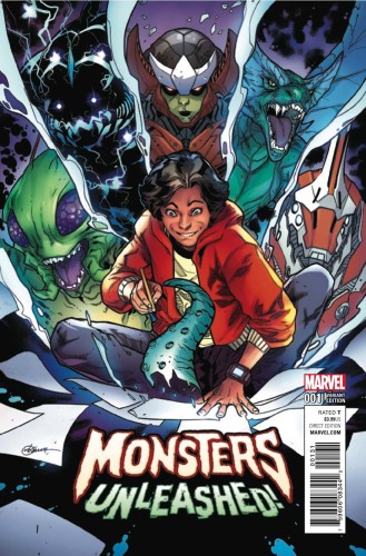 MONSTERS UNLEASHED #1 RB SILVA VAR
