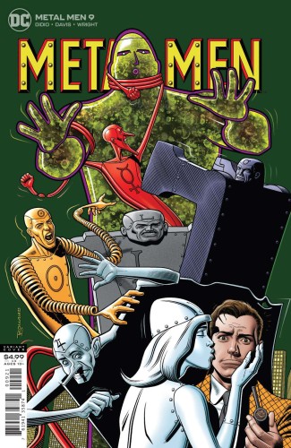 METAL MEN #9 (OF 12) CARD STOCK BRIAN BOLLAND VAR ED